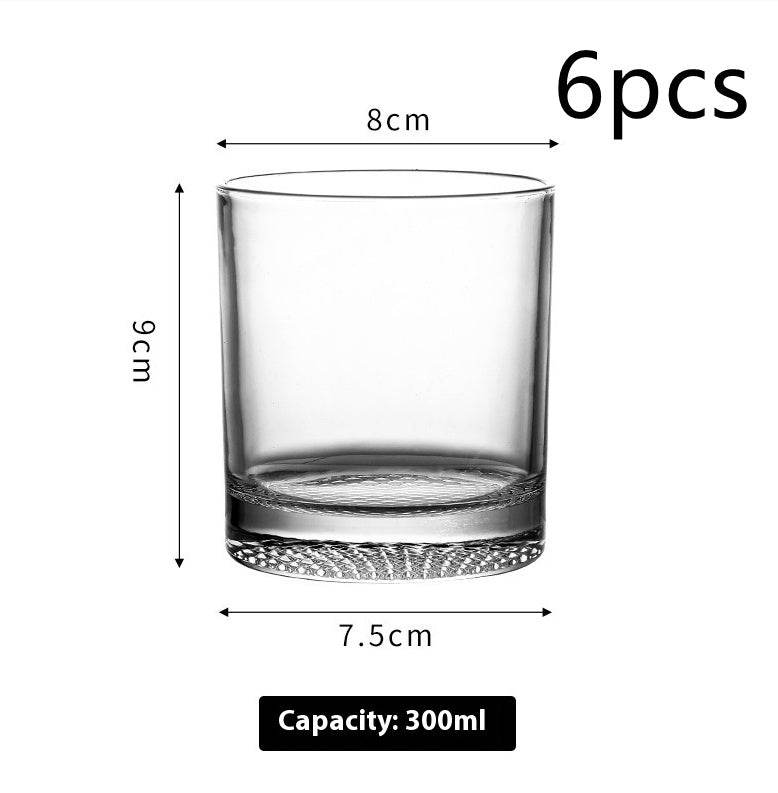 Crystal Grid Whiskey Glass: Ice Hockey Classical Rock Bar Cup - Killer Products