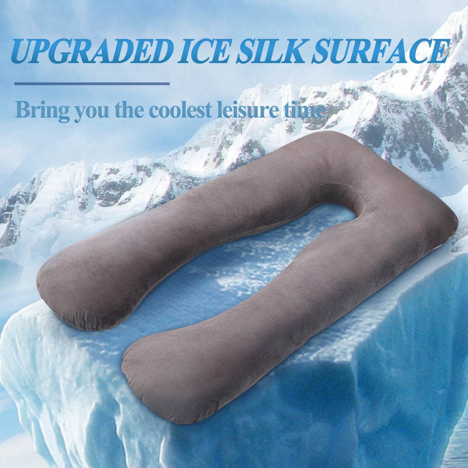 Cool Comfort Summer Support Pillow for Pregnant Women U Shape - Killer Products