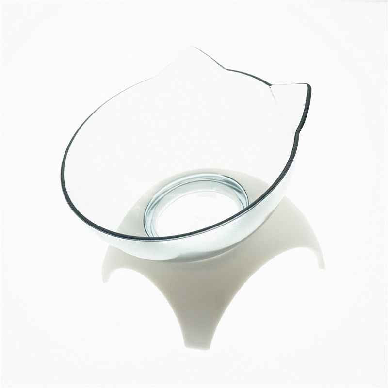 Cat Double Bowl: Protects Cervical Vertebra, Elevates Feeding Comfort - Killer Products