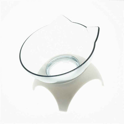 Cat Double Bowl: Protects Cervical Vertebra, Elevates Feeding Comfort - Killer Products