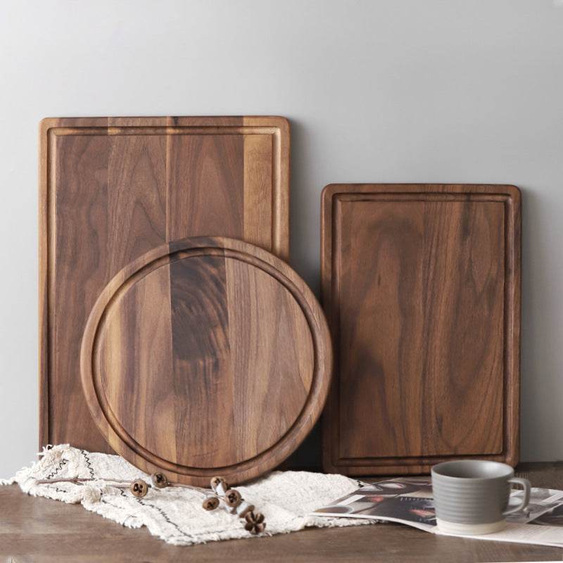 Black Walnut Wood Cutting Board - Elegant Dual-Sided Kitchen Tray - Killer Products