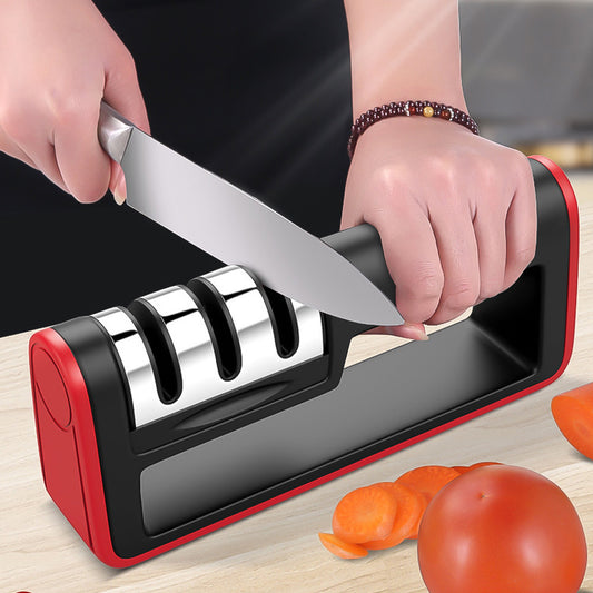 Diamond Quick Professional Knife Sharpener: 3-Stage Sharpening Stone - Killer Products