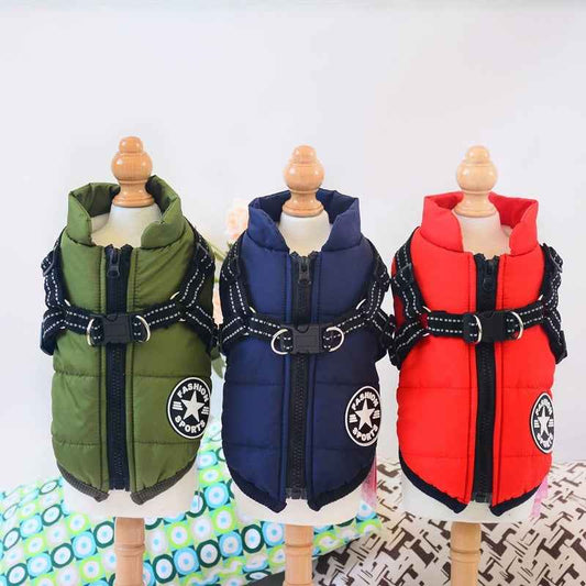 Warm Hooded Pet Dog Clothes for Small Dogs Winter Jackets - Killer Products