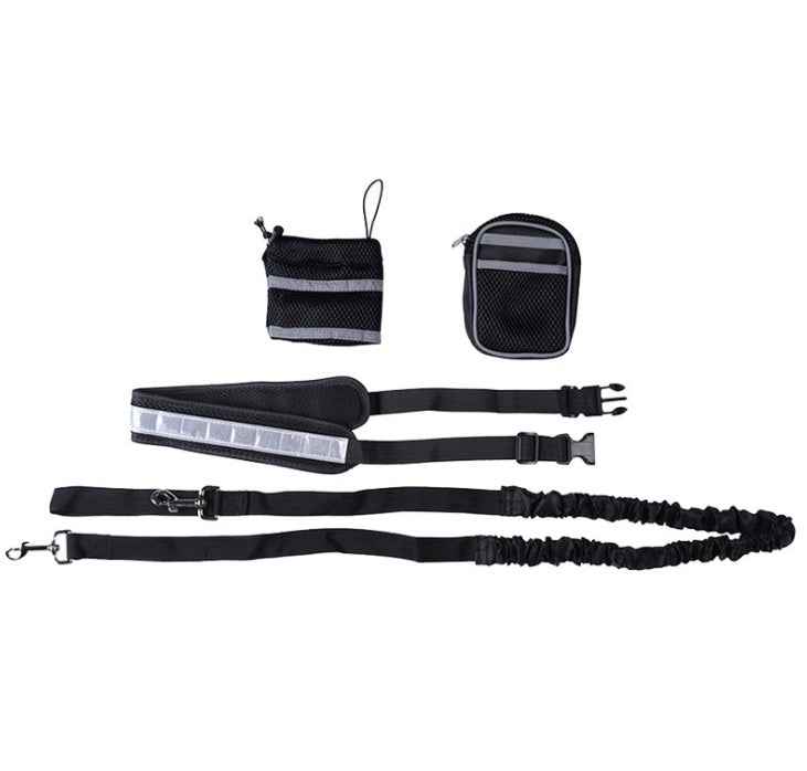 Adjustable Hands Free Dog Leash with Waist Bag and Pouch - Killer Products