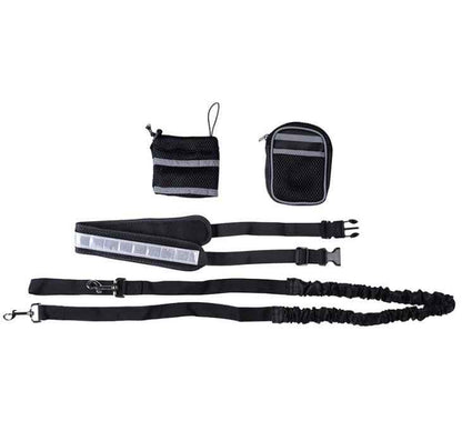 Adjustable Hands Free Dog Leash with Waist Bag and Pouch - Killer Products