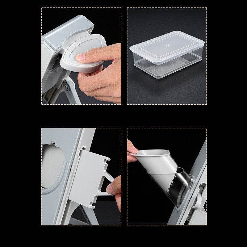 Effortless Culinary Precision: New Hand-crank Vegetable Cutting Press Grater Slicer - Killer Products