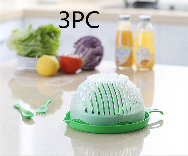Effortless Creative Salad Cutter for Quick Fruit and Veg Prep - Killer Products