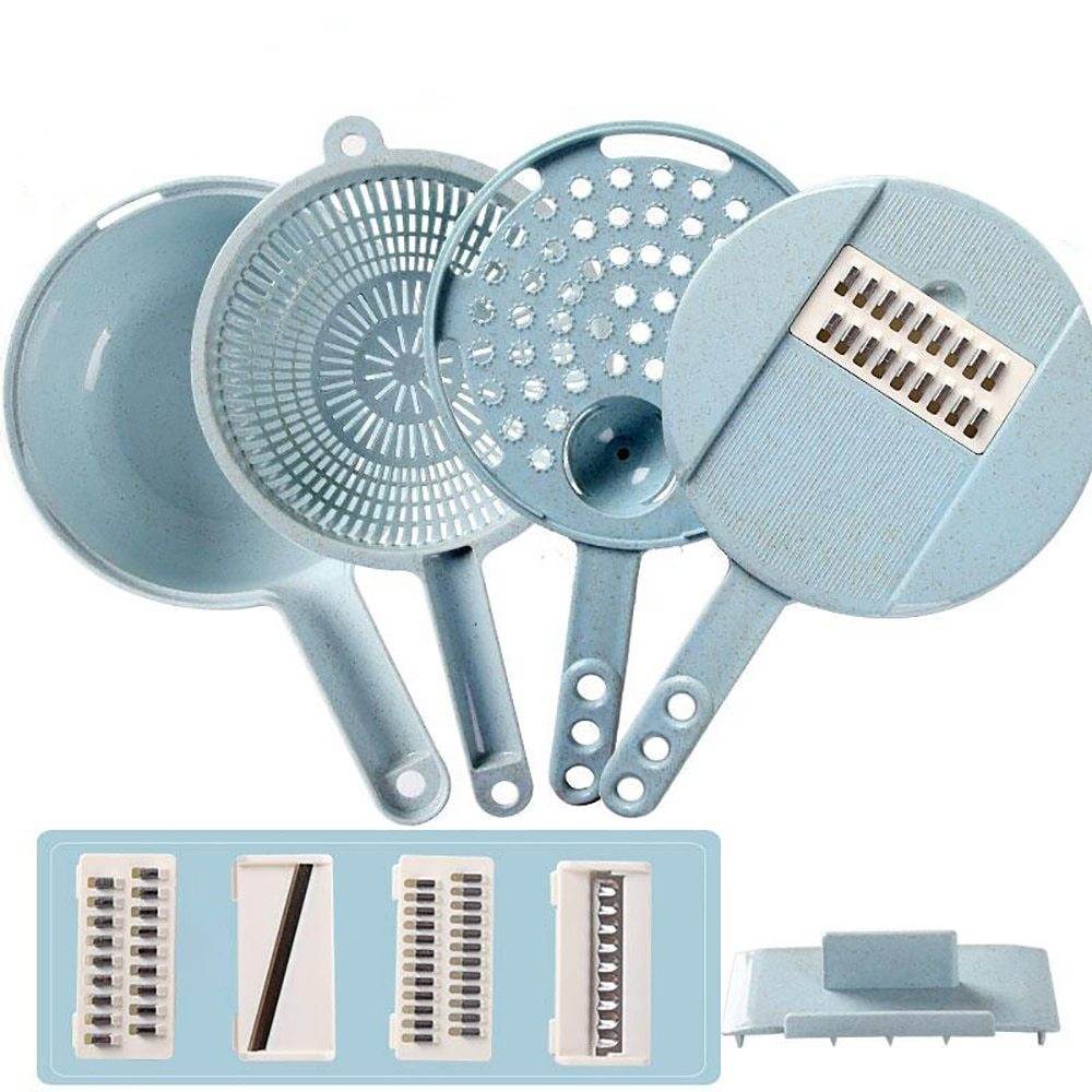 Versatile 8 In 1 Mandoline Slicer Set for Effortless Prep - Killer Products
