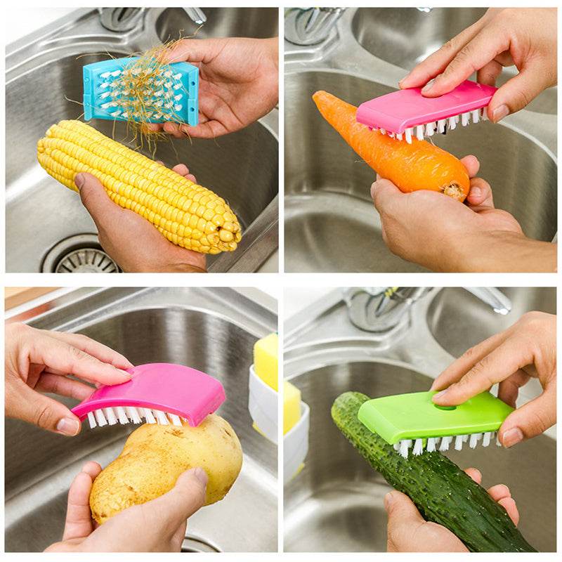Creative Kitchen Knife Fork Chopsticks Cleaning Brush With Suction - Killer Products