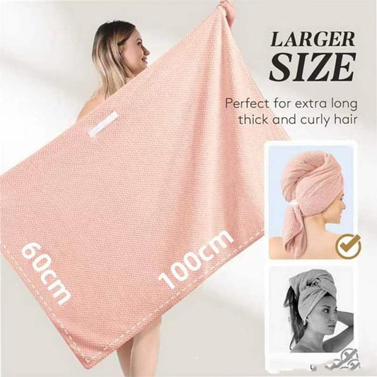 Hair-drying Cap Coral Fleece Quick-drying Luxurious Towel Wrap - Killer Products