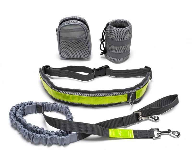 Adjustable Hands Free Dog Leash with Waist Bag and Pouch - Killer Products