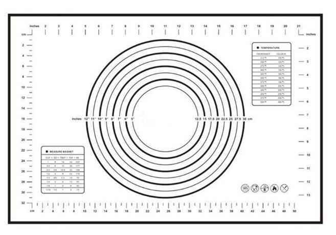Large 40x60cm Silicone Baking Mat: Non-Stick, Easy Clean - Killer Products