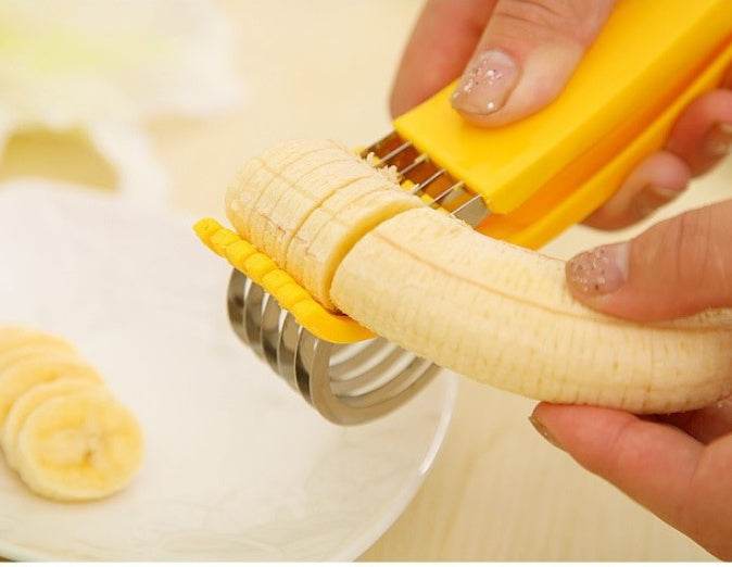 Effortless Kitchenware Banana Slicer Stainless Steel Cutter Tool - Killer Products