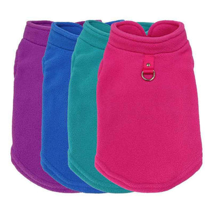 Cozy Pet Clothes Dog Thickened Solid Color Polar Fleece - Killer Products