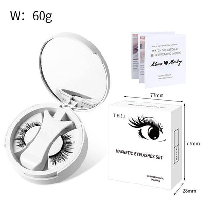 Magnetic False Eyelashes Kit: Glue-Free, Natural Look & Applicator - Killer Products