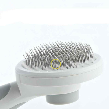 Round Handle Pet Grooming Massage Comb: Comfort and Relaxation Tool - Killer Products