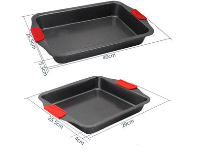 Silicone Binaural Baking Tray: Luxury Non-Stick Carbon Steel - Killer Products