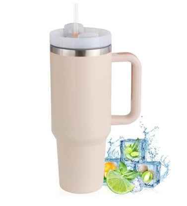 40oz Portable Stainless Steel Water Bottle Mug With Handle - Killer Products