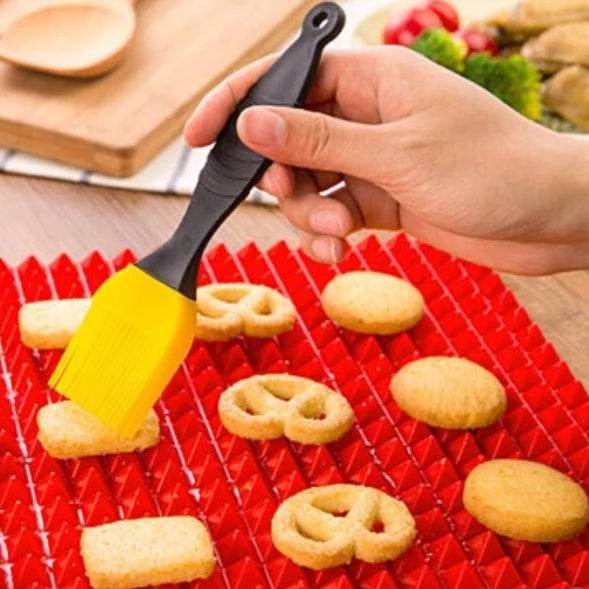 Silicone Pyramid Cooking Mat: Versatile Non-Stick Heat-Resistant Grid - Killer Products