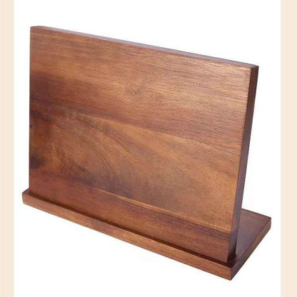 Elegant Solid Wood Magnetic Knife Holder for Creative Kitchens - Killer Products