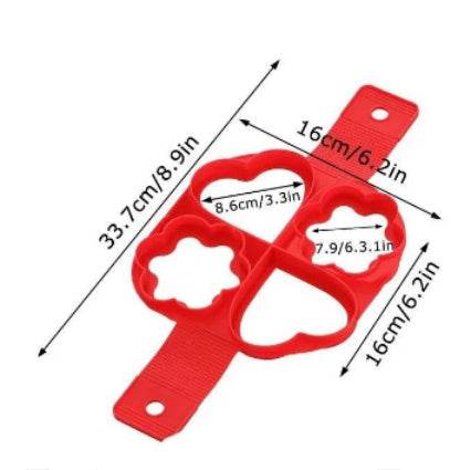 Fantastic Silicone Non Stick Egg Pancake Maker Mold Set - Killer Products