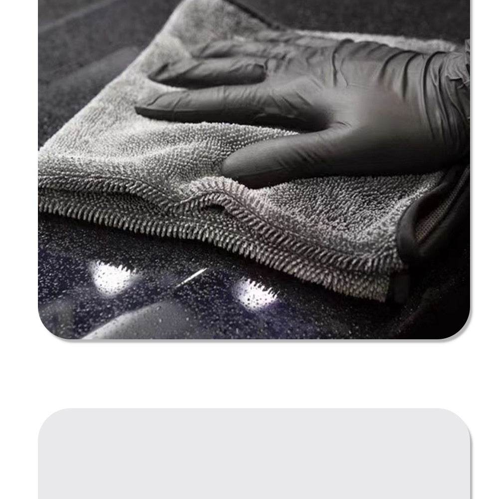 Premium Microfiber Car Beauty Towel: Thick, Absorbent, Seamless Cleaning - Killer Products