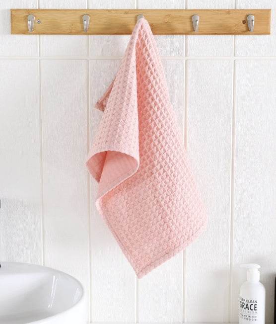 Luxurious Water-absorbing Quick-drying Pure Cotton Waffle Bath Towel - Killer Products