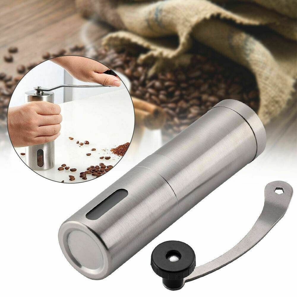 Home Portable Manual Coffee Grinder Stainless Steel Ceramic Burr - Killer Products