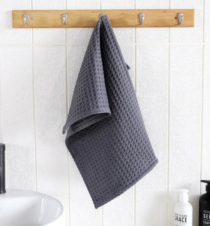 Luxurious Water-absorbing Quick-drying Pure Cotton Waffle Bath Towel - Killer Products