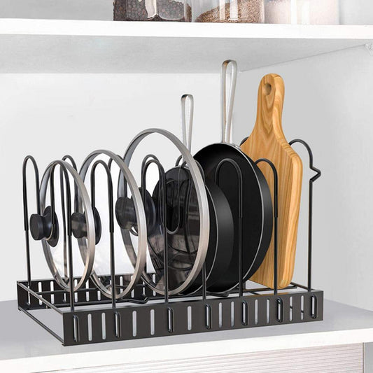 8 Tiers Iron Storage Racks: Elegant Kitchen Organizer Solution - Killer Products