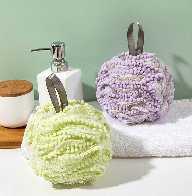 Luxurious Bath Pearl Loofah: High-end Foaming Durable Shower Ball - Killer Products