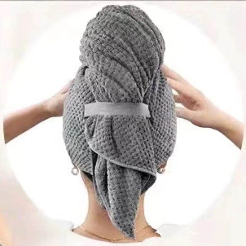 Hair-drying Cap Coral Fleece Quick-drying Luxurious Towel Wrap - Killer Products