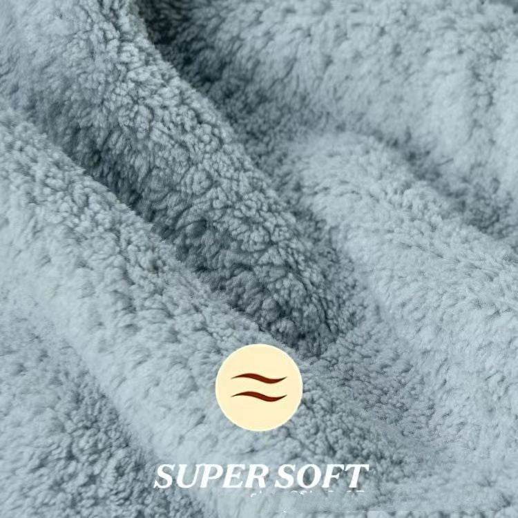 Hair-drying Cap Coral Fleece Quick-drying Luxurious Towel Wrap - Killer Products