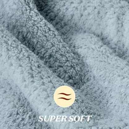 Hair-drying Cap Coral Fleece Quick-drying Luxurious Towel Wrap - Killer Products