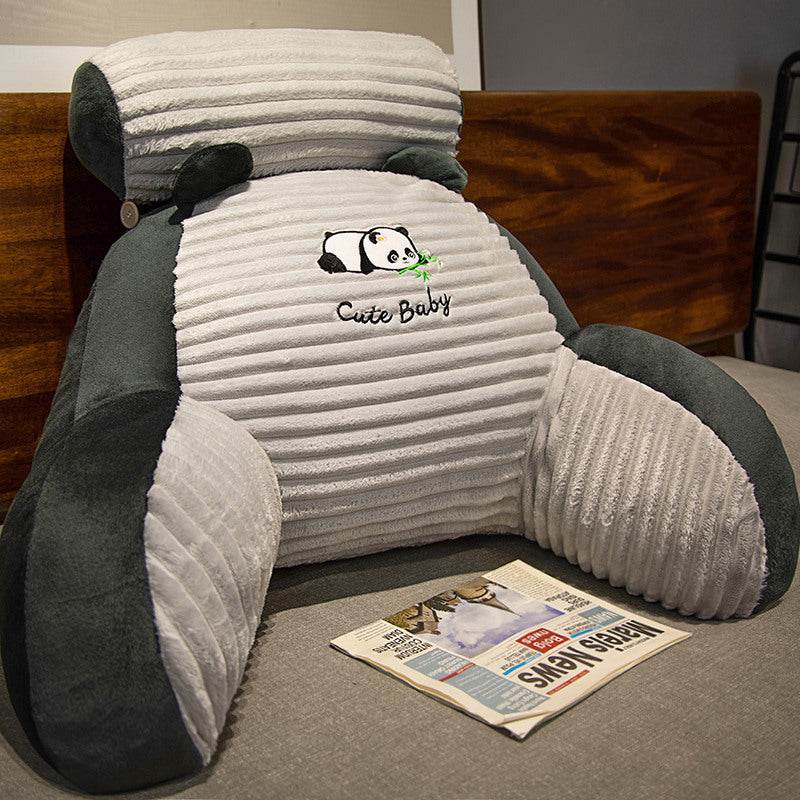 Striped Flannel Bedside Soft Upholstery Cushion: Cozy Animal Comfort - Killer Products