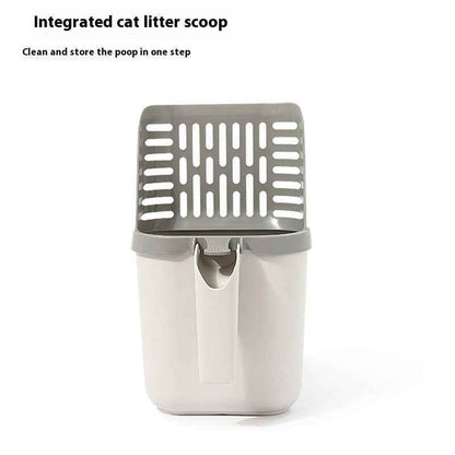 Large Capacity Cat Litter Scoop With Integrated Shit Storage Box - Killer Products