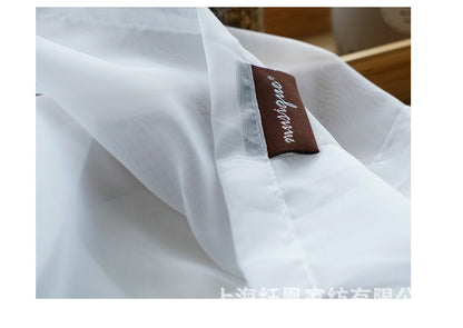 Modern And Simple Pure Color Cotton Linen Light Curtain - Killer Products