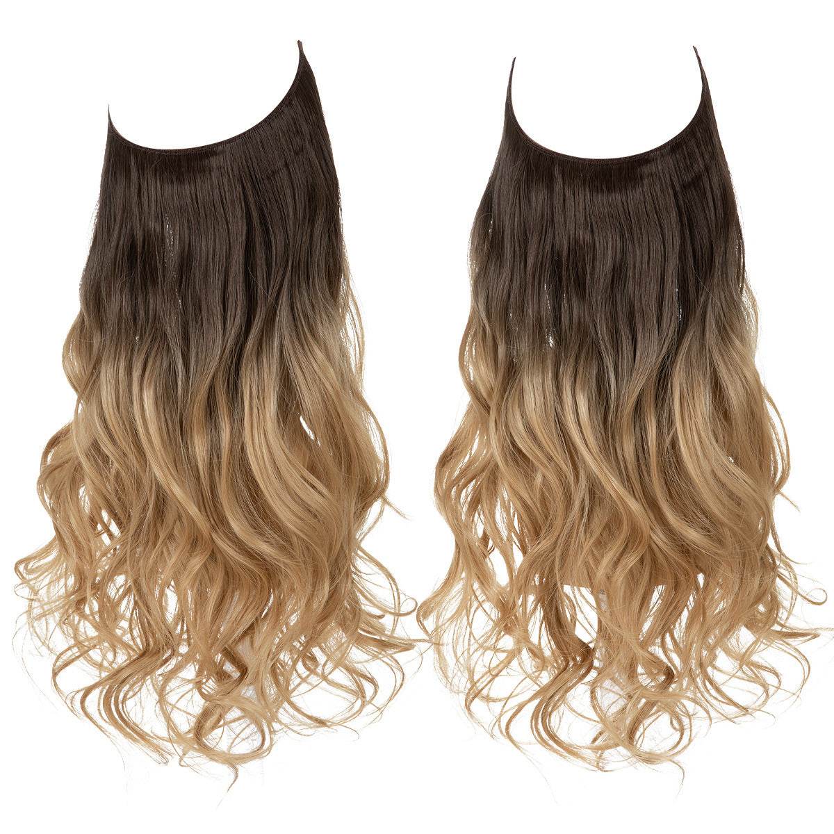 Long Curly Hair Wig: Female Fish Line Chemical Fiber Extension - Killer Products