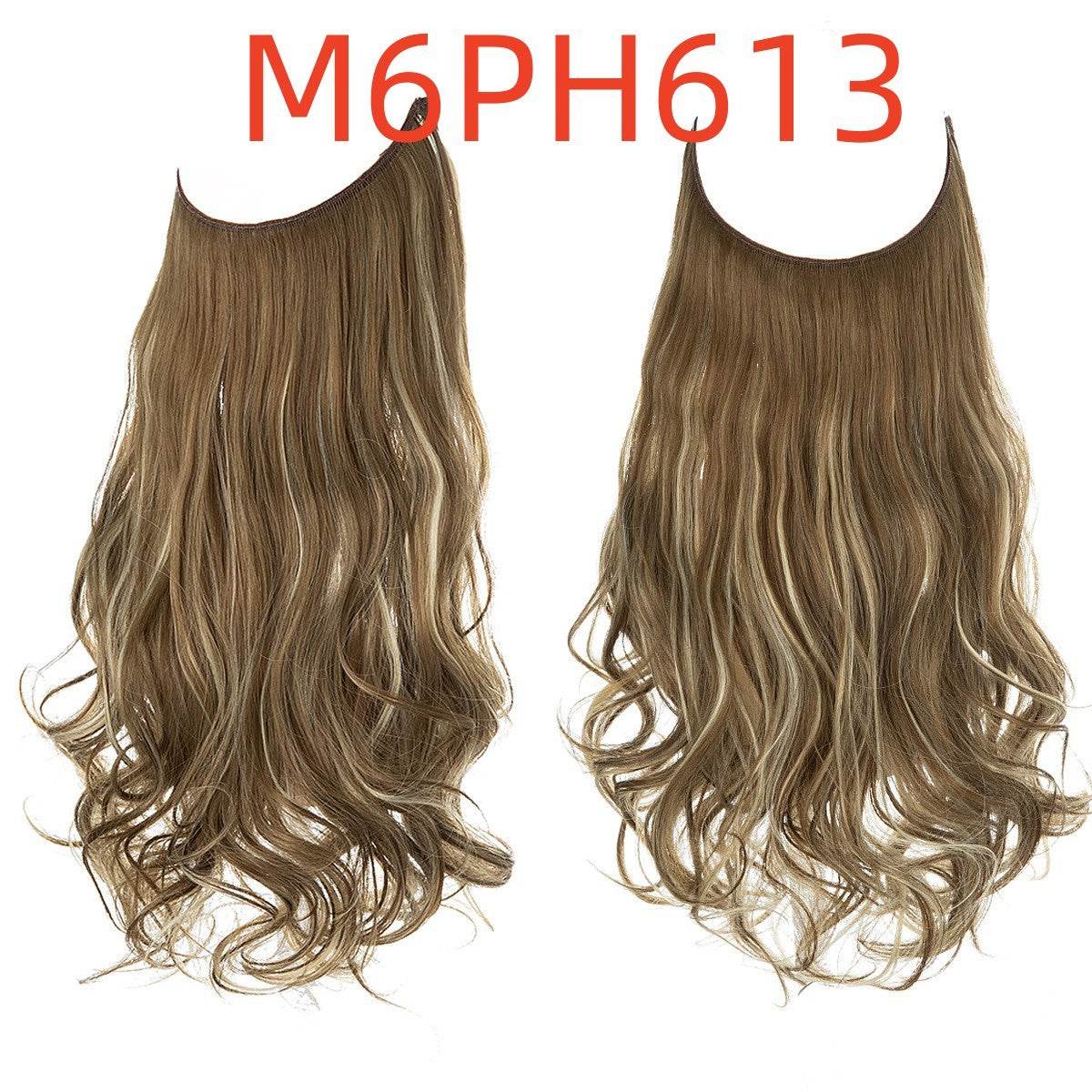 Long Curly Hair Wig: Female Fish Line Chemical Fiber Extension - Killer Products