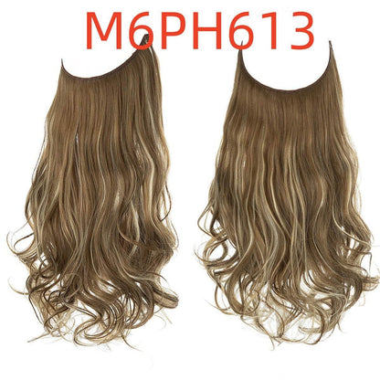 Long Curly Hair Wig: Female Fish Line Chemical Fiber Extension - Killer Products
