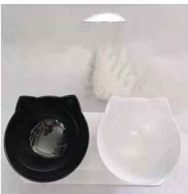 Cat Double Bowl: Protects Cervical Vertebra, Elevates Feeding Comfort - Killer Products