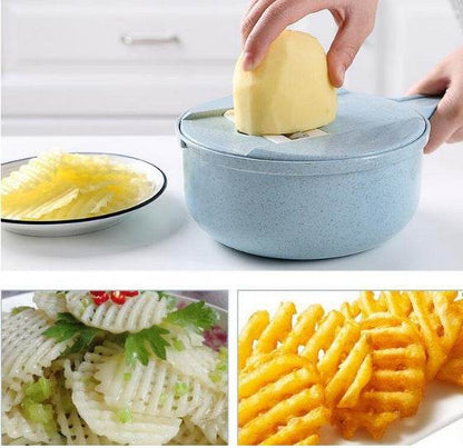 Versatile 8 In 1 Mandoline Slicer Set for Effortless Prep - Killer Products