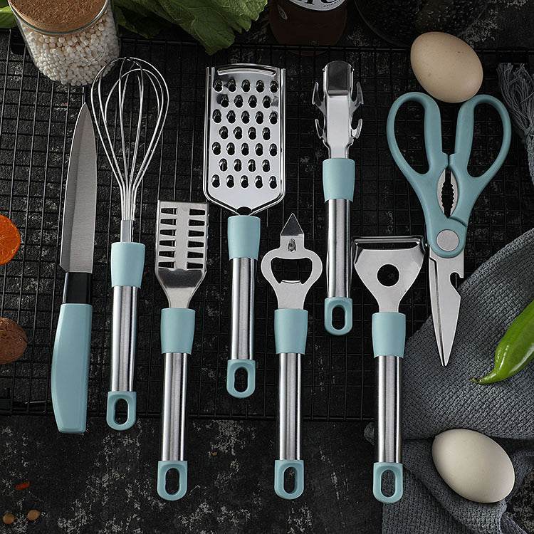 Essential Stainless Steel Kitchen Gadgets Utensils Tray Gift Set - Killer Products