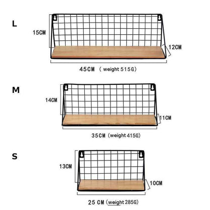 Elegant Japanese Style Wrought Iron Wall Hanging Basket Decor - Killer Products
