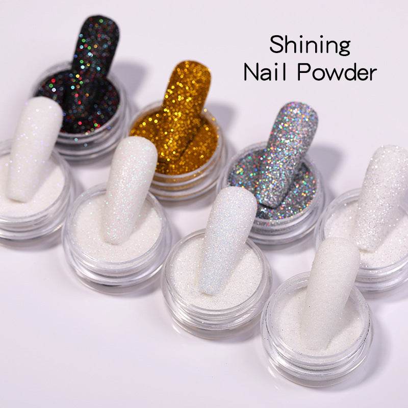 DIY Nail Powder Magic: Shimmering Gradient Art Blooming Wonders - Killer Products