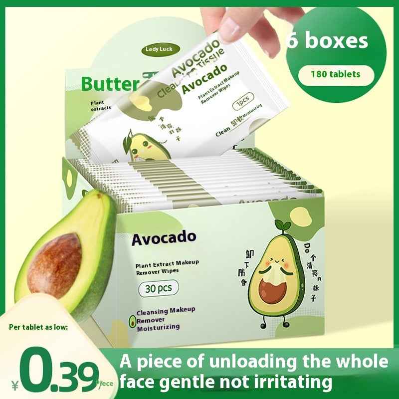 Avocado Infused Makeup Remover Wipe: 30 Pieces, Travel-Friendly - Killer Products