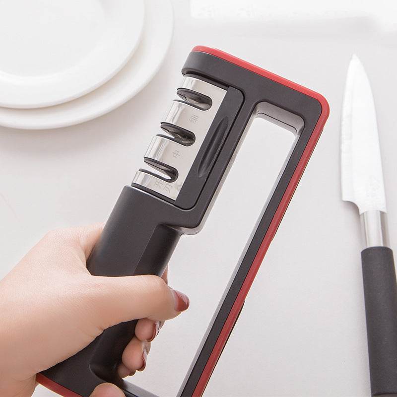 Diamond Quick Professional Knife Sharpener: 3-Stage Sharpening Stone - Killer Products