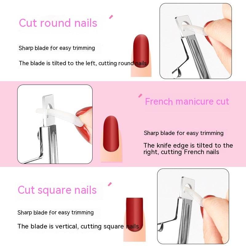 Flat Mouth U-shaped Scissors Nail Tip Pliers for Precision - Killer Products