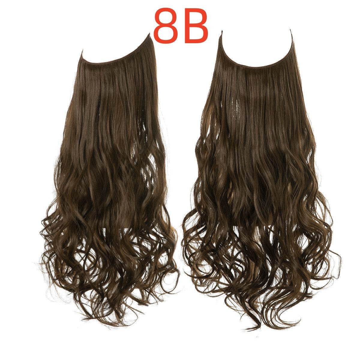 Long Curly Hair Wig: Female Fish Line Chemical Fiber Extension - Killer Products