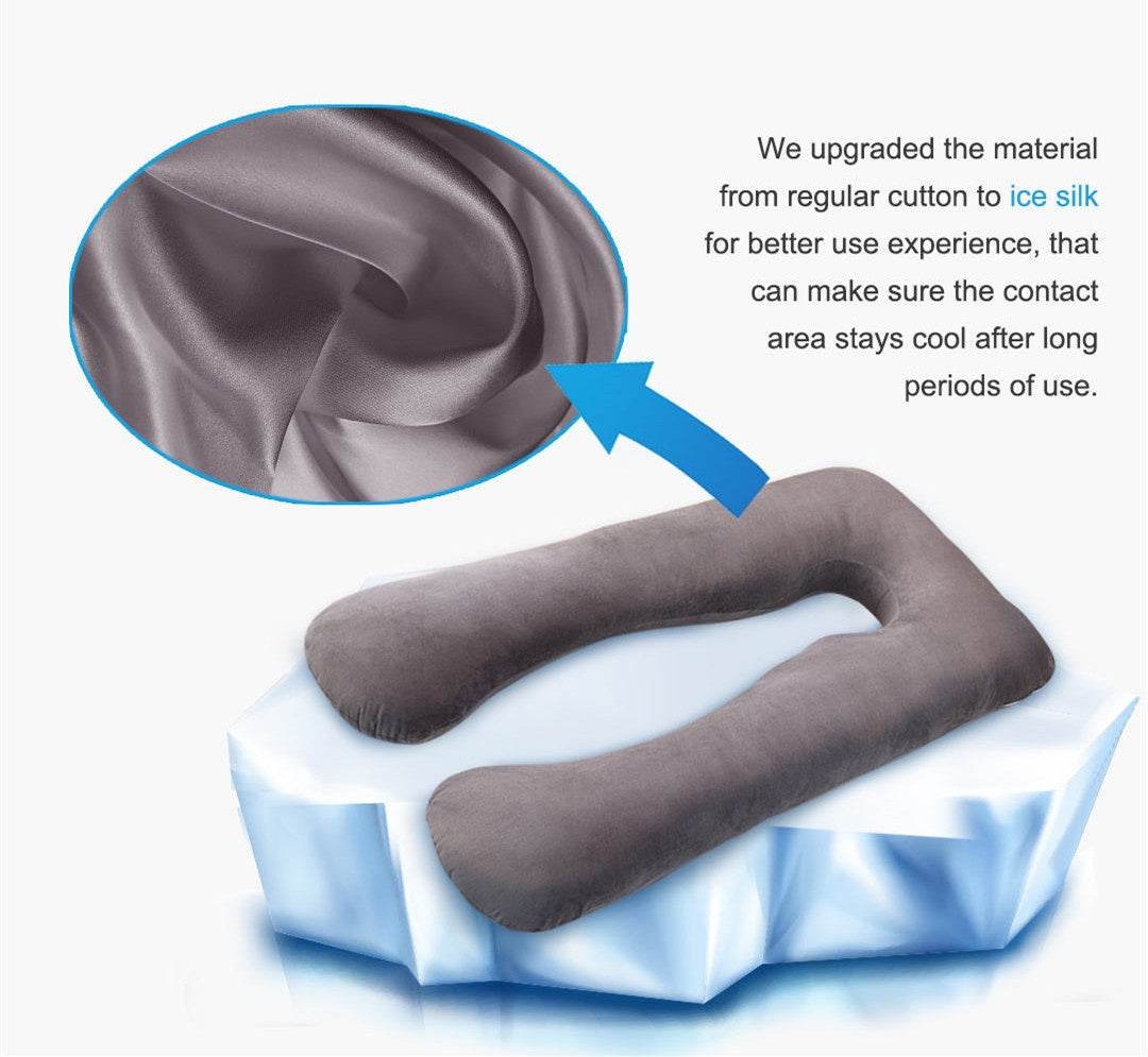 Cool Comfort Summer Support Pillow for Pregnant Women U Shape - Killer Products